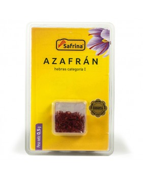 Saffron Filaments box 0,5 gram. Blister