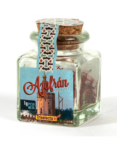 Azafrán hebras tarro cristal 1g